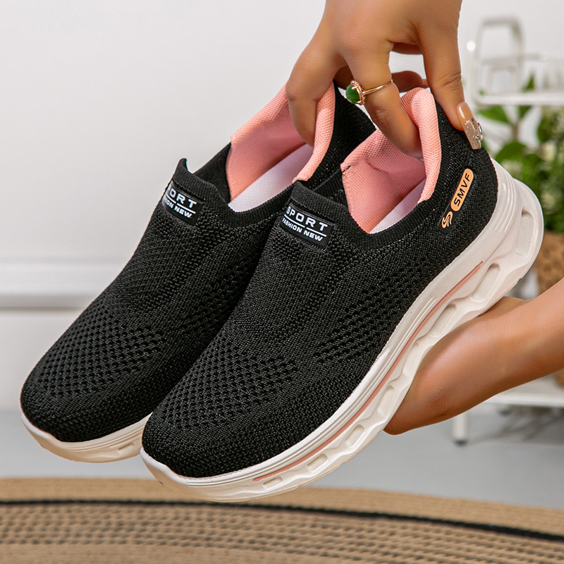 Women's Breathable Platform Slip-On Sneakers · YANYAN China shoe factory