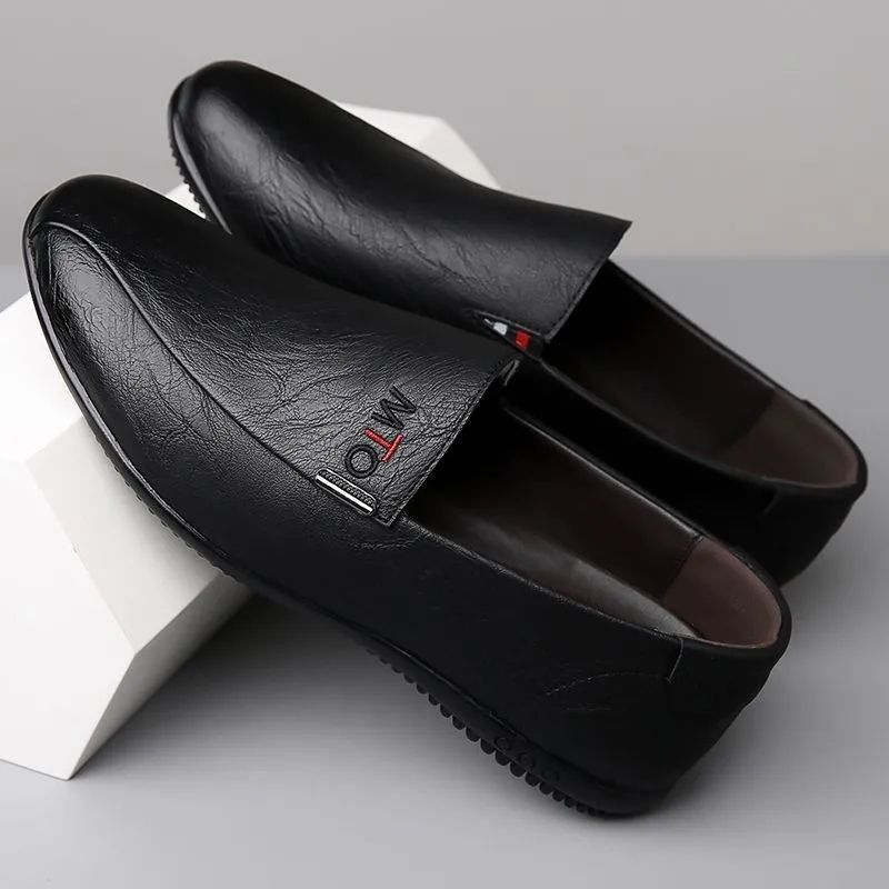 Men's Soft Leather Slip On Loafers · YANYAN China shoe factory