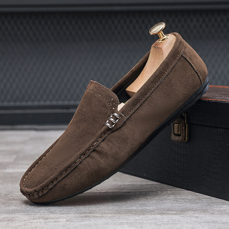 Men's Suede Slip-On Loafers · YANYAN China shoe factory