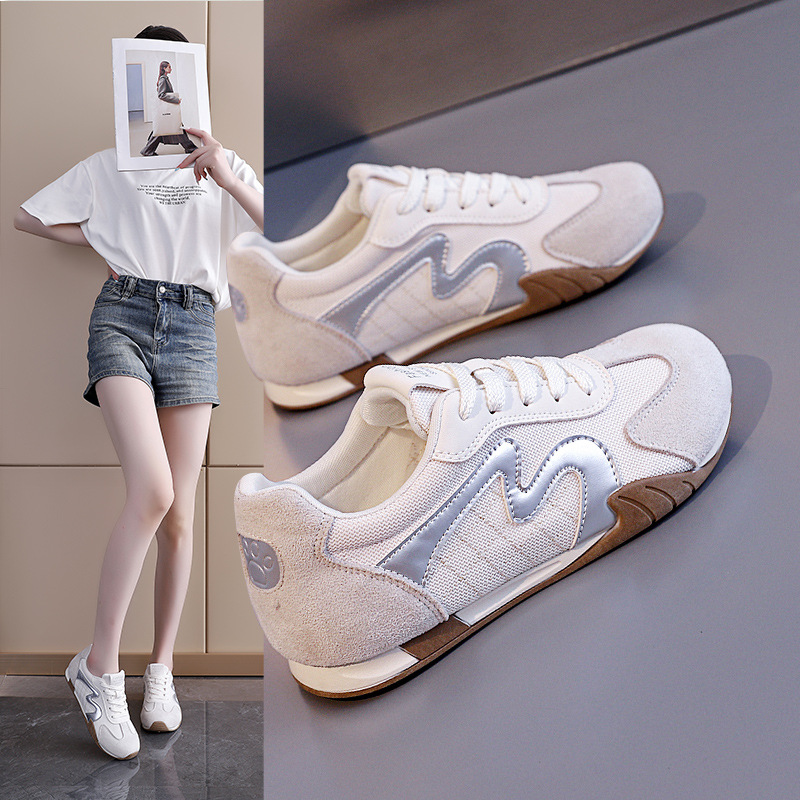 Women's Retro German Trainer Shoes Hidden Heel · YANYAN China shoe factory