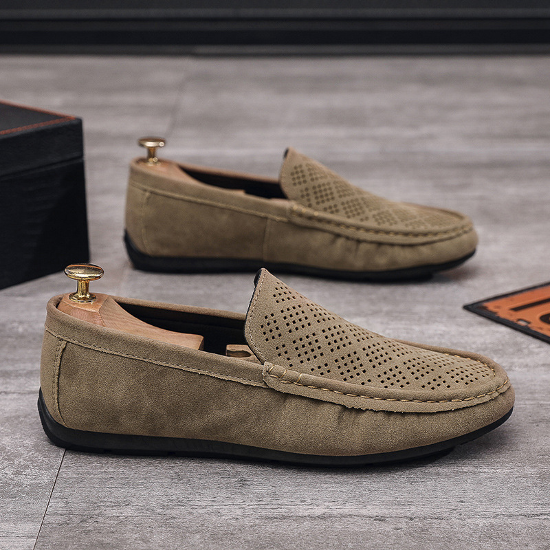 Men's Breathable Slip-On Loafers · YANYAN China shoe factory