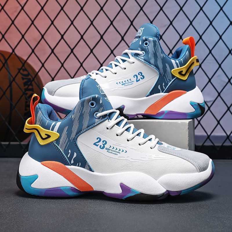 Men's High-Top Basketball Sneakers · YANYAN China shoe factory