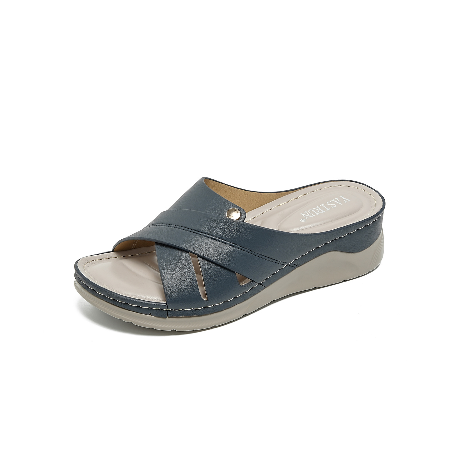 Women's Stitched Wedge Sandals · YANYAN China shoe factory