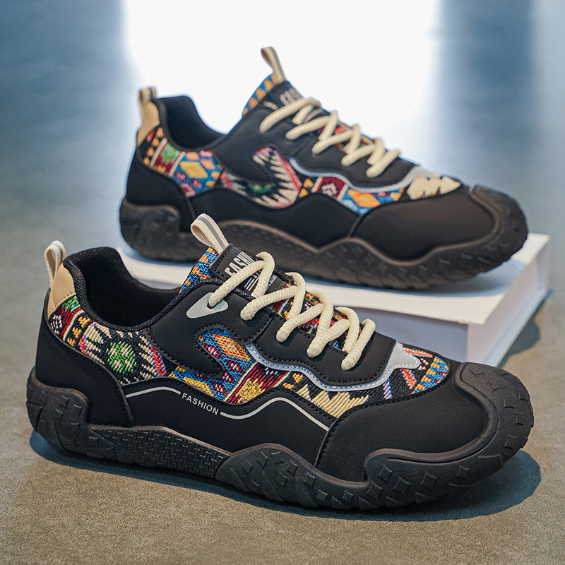 Men's Embroidered Casual Skate Shoes · YANYAN China shoe factory
