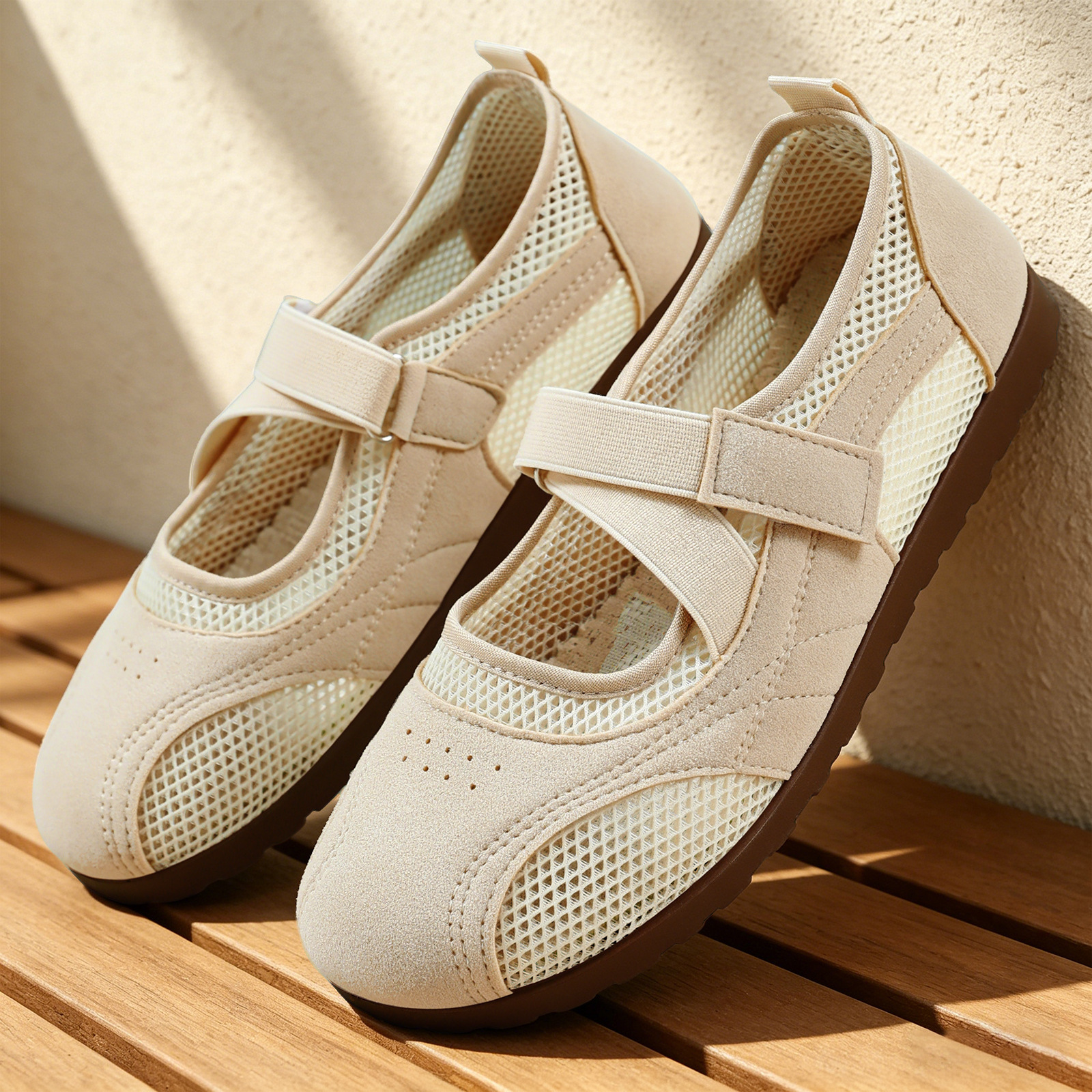 Women's Ballet Mesh Mary Jane Shoes · YANYAN China shoe factory