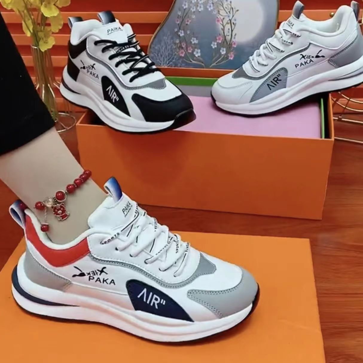 Unisex Breathable Mesh Chunky Sneakers · YANYAN China shoe factory