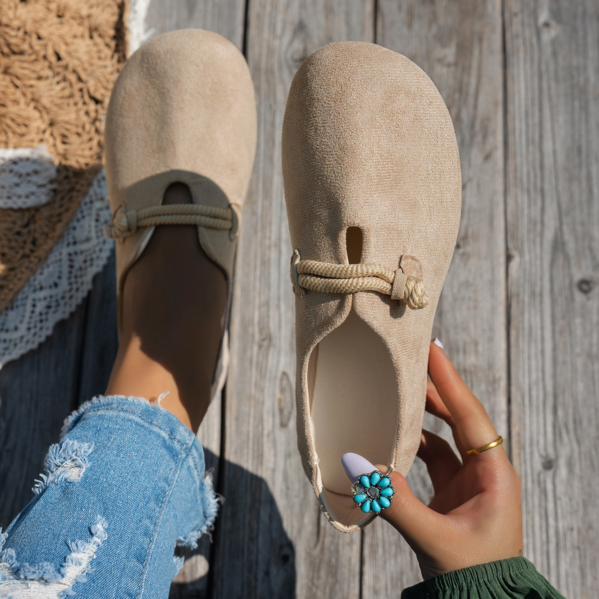 Chinese Style Flat Loafers · YANYAN China shoe factory