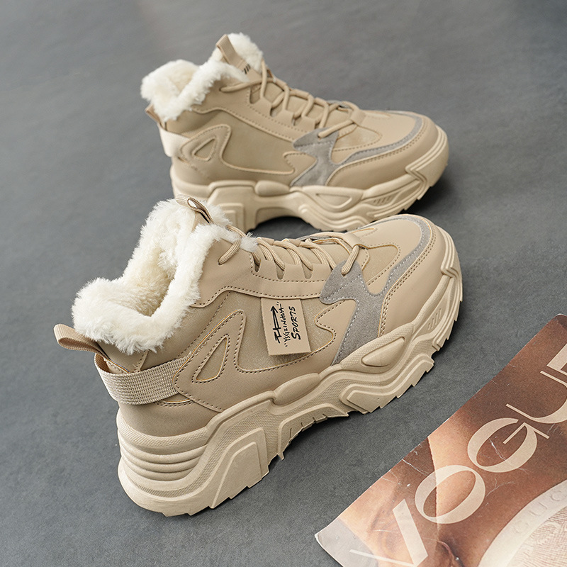 Women's Thermal High-Top Dad Shoes · YANYAN China shoe factory