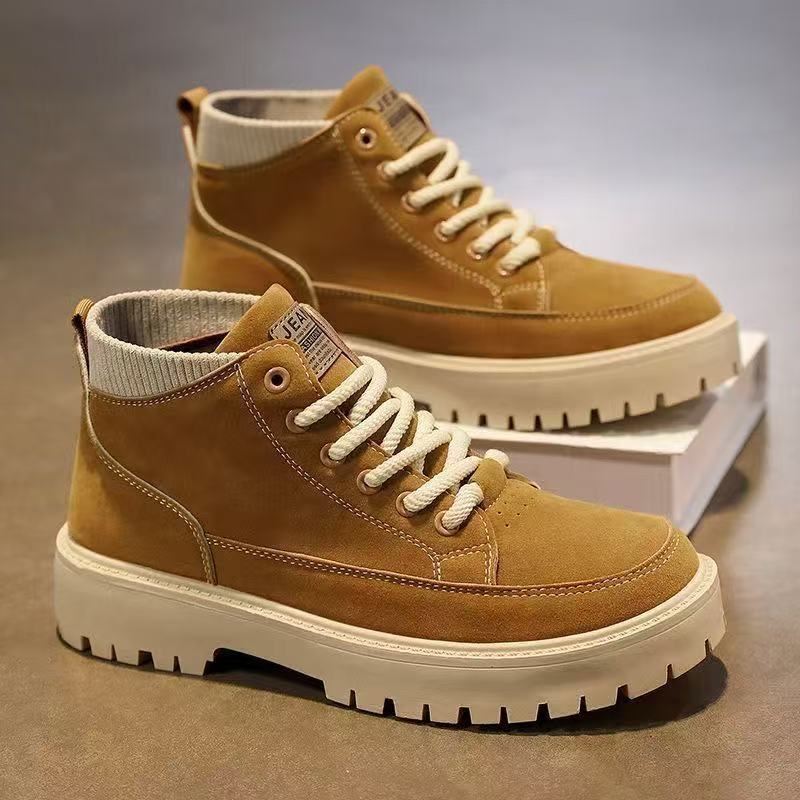 Men's High-Top Work Boots Casual Martin Boots · YANYAN China shoe factory