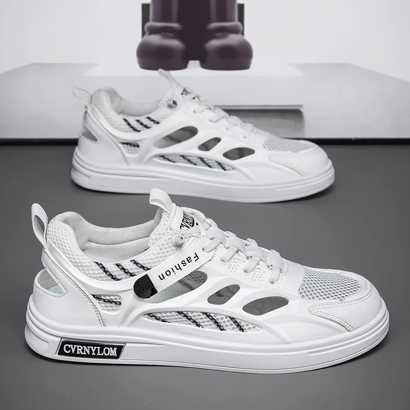 Men's 2026 Summer New Breathable Hollow Sandals Non-Slip Wear-Resistant Sports Board Shoes Outdoor Water Casual