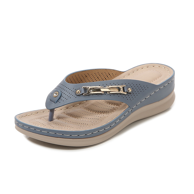 Women's Plus Size Toe Post Beach Sandals · YANYAN China shoe factory