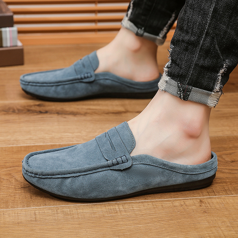 Men's Summer Soft Sole Slip-On Leather Shoes · YANYAN China shoe factory