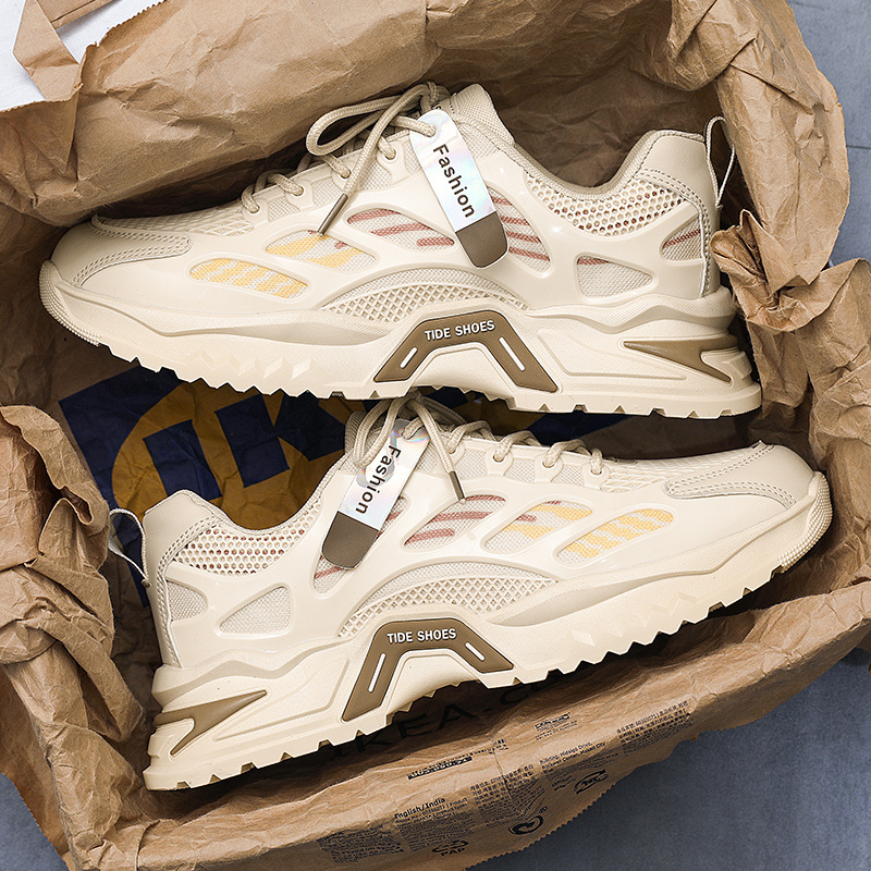 Men's Breathable Mesh Running Sneakers · YANYAN China shoe factory