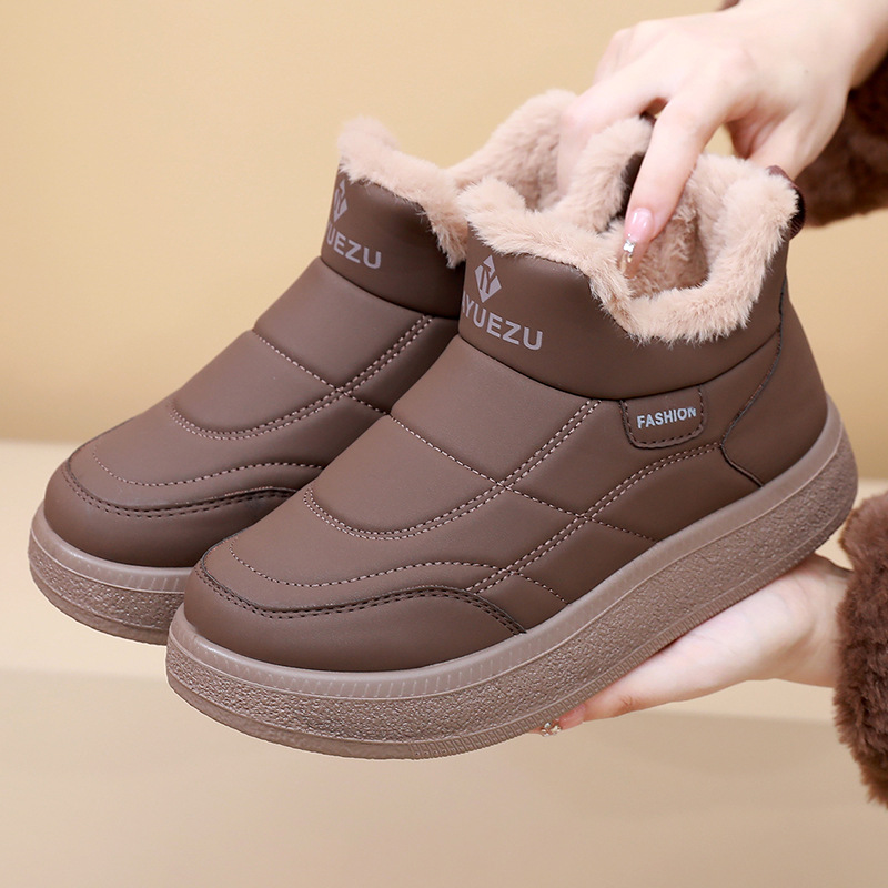 Women's Winter Slip-On Snow Boots · YANYAN China shoe factory