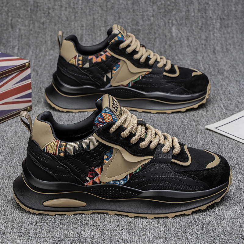 Men's Thick Sole Height Increasing Skate Shoes · YANYAN China shoe factory