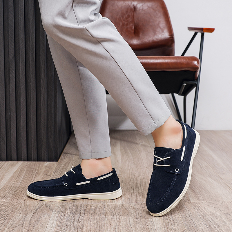 Men's Lace-Up Boat Shoes · YANYAN China shoe factory
