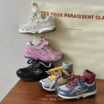 XSHX American Retro Kids Light Running Shoes, Natural Rubber Sole, Breathable · YANYAN China shoe factory