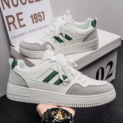 Men's Shoes 2026 Fashion Breathable Sports White Shoes Casual Sports Student Board Shoes Trendy · YANYAN China shoe factory