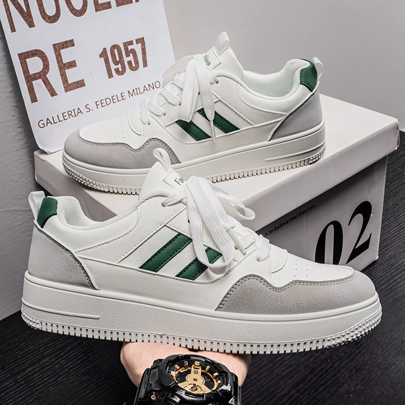 Men's Shoes 2026 Fashion Breathable Sports White Shoes Casual Sports Student Board Shoes Trendy