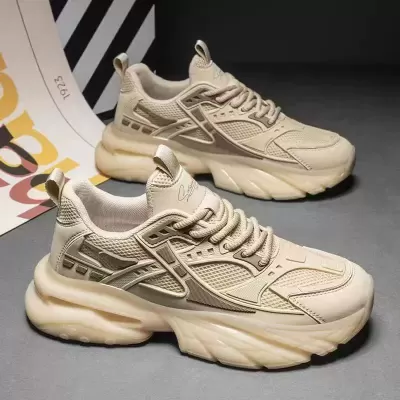2026 New Summer Breathable Men's Warrior Dad Shoes, Thick Platform Mesh Shoes, Casual Trendy · YANYAN China shoe factory