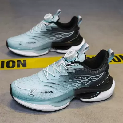 Men's 2026 Winter New Lace-Up Running Shoes, Shock-Absorbing Casual Breathable Sneakers · YANYAN China shoe factory