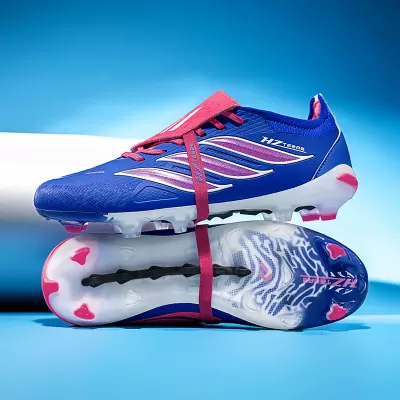 Export Soccer Shoes Men Messi Studs AG Long Studs TF Training Shoes Students Anti-Slip Lace Training Sports · YANYAN China shoe factory