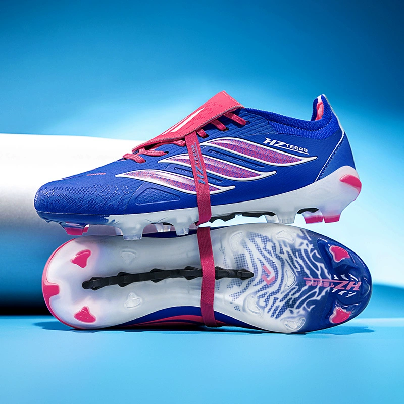 Export Soccer Shoes Men Messi Studs AG Long Studs TF Training Shoes Students Anti-Slip Lace Training Sports
