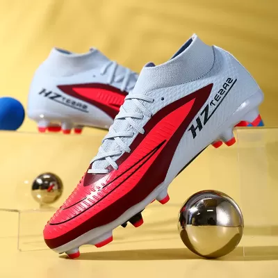 Cross-Border Autumn Winter New Ronaldo Soccer Shoes Men TF Studs Youth Long Studs Adult Men Students Training Shoes · YANYAN China shoe factory