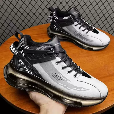 Men's 2026 Winter New Air Cushion Running Shoes, Waterproof Non-Slip Shock-Absorbing Breathable Dad Shoes · YANYAN China shoe factory