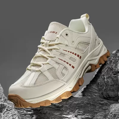 New All-Season Cross-Border Big Size Couple Casual Outdoor Sports Women Hiking Shoes Couple Men Travel Shoes · YANYAN China shoe factory
