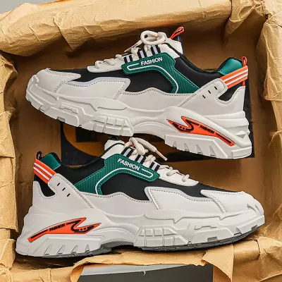 Men's 2026 New Student Non-Slip Running Lightweight Casual Waterproof Teen Dad Shoes Low-Top · YANYAN China shoe factory