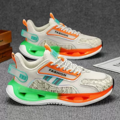 Men's 2026 Spring New Teen Lightweight Soft Sole Shock-Absorbing Running Shoes, Student Trendy · YANYAN China shoe factory