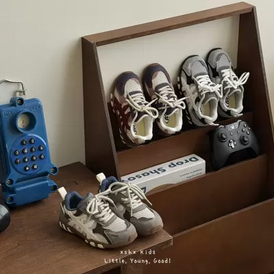 XSXH Kids Y2K Harajuku Chunky Sneakers Heavy-Duty Mesh Summer Hook & Loop · YANYAN China shoe factory