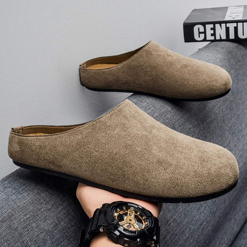Herren Softsole-Mule-Hausschuhe Winter-Loafer Schlupf-Casual-Leichtschuhe