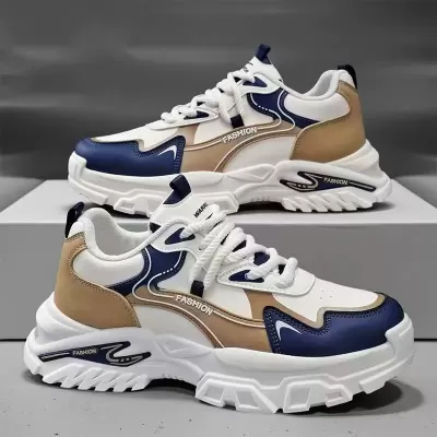 Men's 2026 Spring Thick Sole Anti-slip Casual Running Shoes for Students