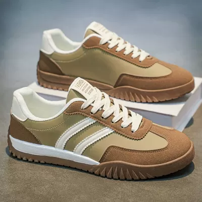 Retro German Training Shoes 2026 Spring New Men's Fashion Casual Low Top Flat Agne Board Shoes · YANYAN China shoe factory