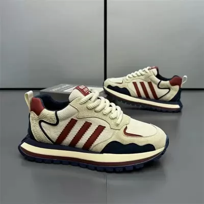 2026 Men's Fashion Chunky Dad Shoes Thick Sole Breathable Anti-slip Casual Sneakers · YANYAN China shoe factory