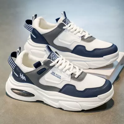 2026 Spring Men's Breathable Mesh Casual Sneakers Fashion Height Increasing Dad Shoes · YANYAN China shoe factory
