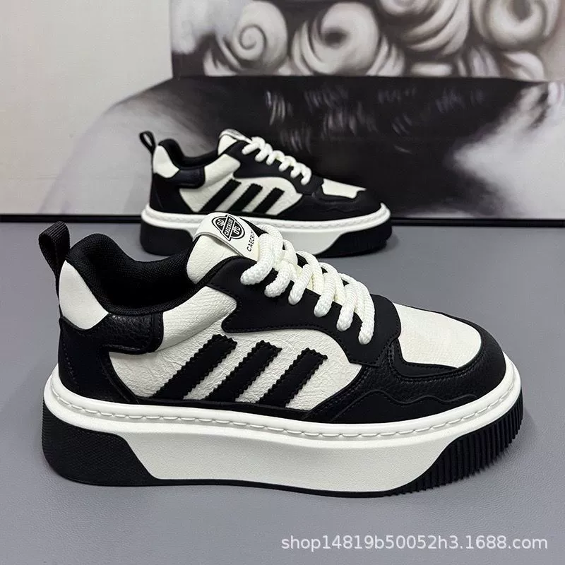 2026 Spring New Big Size Men's Casual Sneakers Breathable White Shoes Trendy
