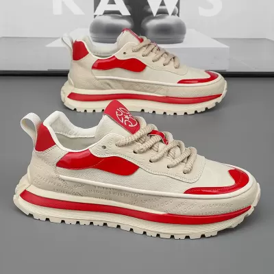 2026 Spring Summer Men's Fashion Breathable Thick Sole Dad Shoes Casual Sneakers · YANYAN China shoe factory