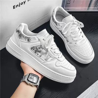 حذاء كاجوال رجالي برسومات الحبر الصيني لربيع 2026 - حذاء طلابي عصري · YANYAN China shoe factory
