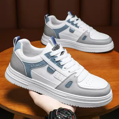 2026 Spring Men's Lightweight Casual Sneakers Soft Sole Anti-slip Running Board Shoes · YANYAN China shoe factory