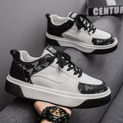 2026 Spring New Men's Shoes Youth Casual Unique Design Anti-Slip Thick Sole Sports Board Shoes · YANYAN China shoe factory