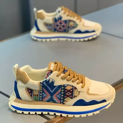 Men's Shoes 2026 Spring Anti-Slip Wear-Resistant Agate Shoes Fashion Trendy Soft Sole Casual Dad Shoes · YANYAN China shoe factory