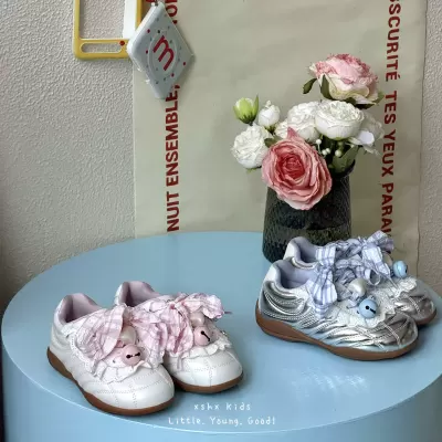 XSHX Dream Paris Designer Girls Stitching Hook & Loop Breathable Pendant Anti-Slip Sports · YANYAN China shoe factory