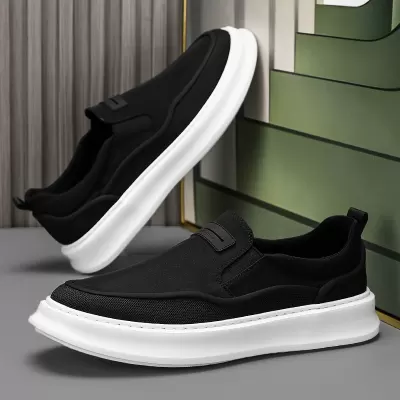 Men's Shoes 2026 Spring New Fashion Trendy Casual Anti-Slip Wear-Resistant Unique Breathable Canvas Shoes · YANYAN China shoe factory