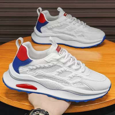 Live Summer Men's Ice Silk Breathable Sports Casual Shoes Trendy Agate Shoes · YANYAN China shoe factory