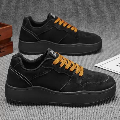 Baskets homme rétro 2026 printemps nouvelles couleur blé décontractées semelle souple mode tendance sport · YANYAN China shoe factory