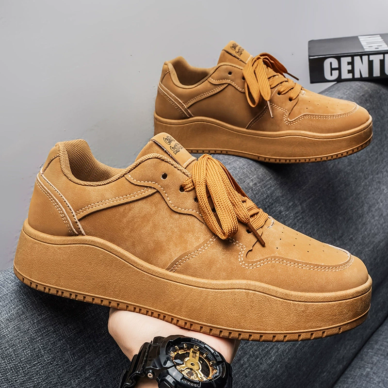 Board Shoes 2026 Spring New Comfortable Soft Sole Men's Retro Wear-Resistant Trendy Light Casual Sports Shoes