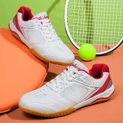 Badminton Shoes Men Women Training Cushioning Breathable Professional Sports Anti-Slip Wear-Resistant Tennis Lightweight · YANYAN China shoe factory